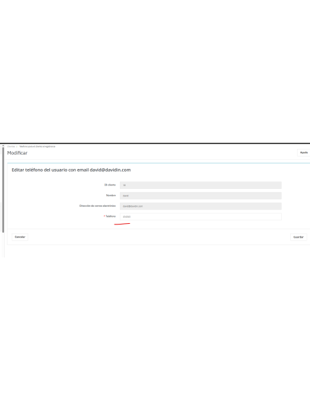 editar telefono en adminController
