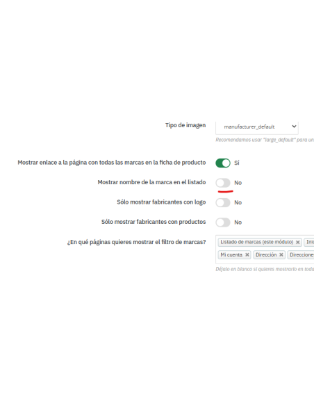 Ejemplo quitar nombre marca en nueva página