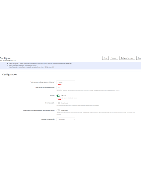 Relaciona productos o Productos similiares a tu gusto | Módulos Toni PC