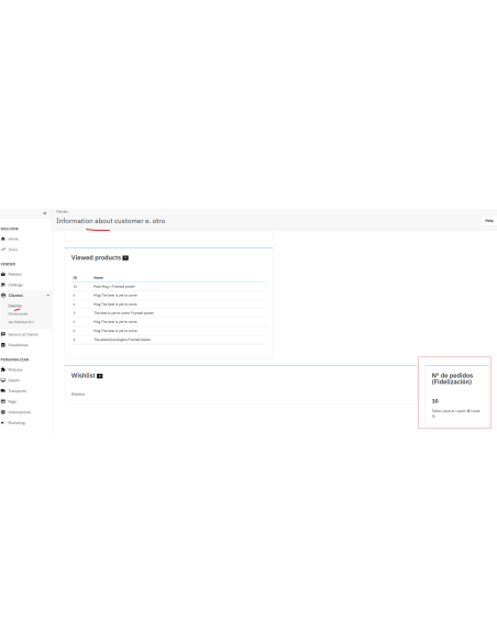 administrador en adminCustomers, lo mismo