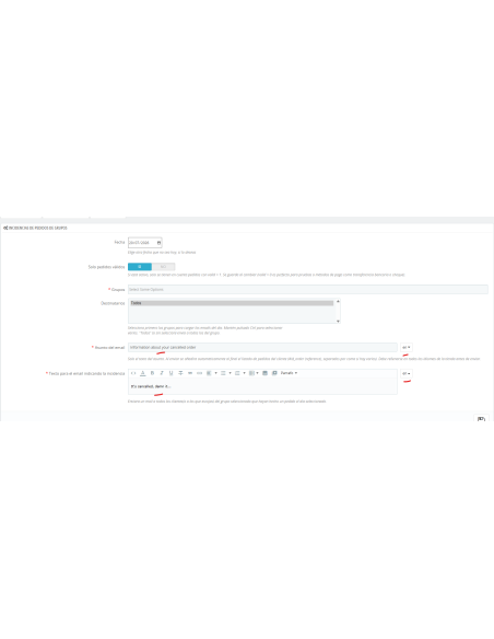 en multiidioma, asunto y texto email en todos los idiomas(1)