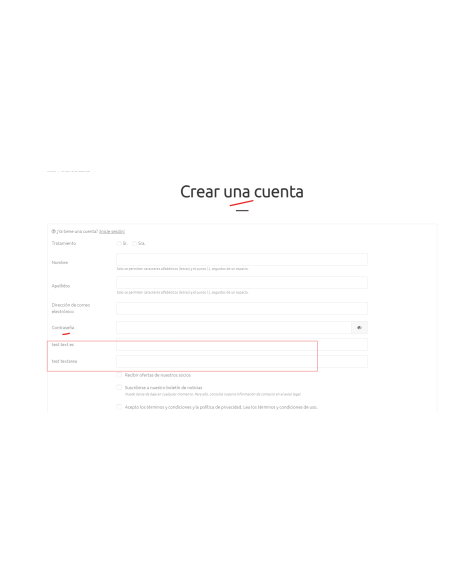 front con esta opción activada